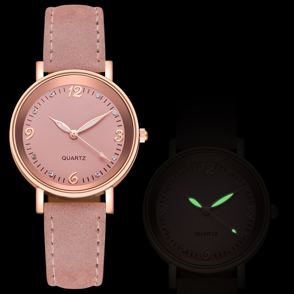 Vintage Watch Crystal - Kadın Izle Basit Vintage Rahat Deri