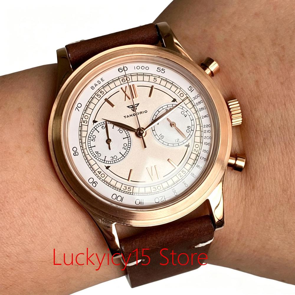 Vintage Collectible Watches - 38mm Vintage Gül Altın Saat Kuvars