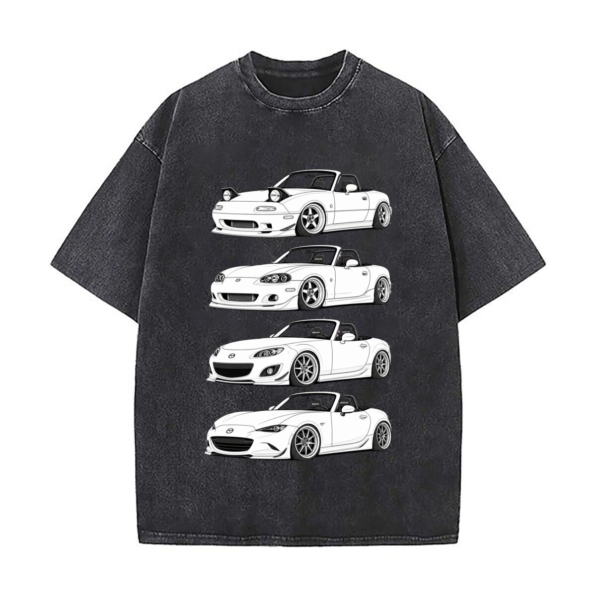 Vintage Collectible Shop - Düşük Kesimli Roadster Line Art Koleksiyonu