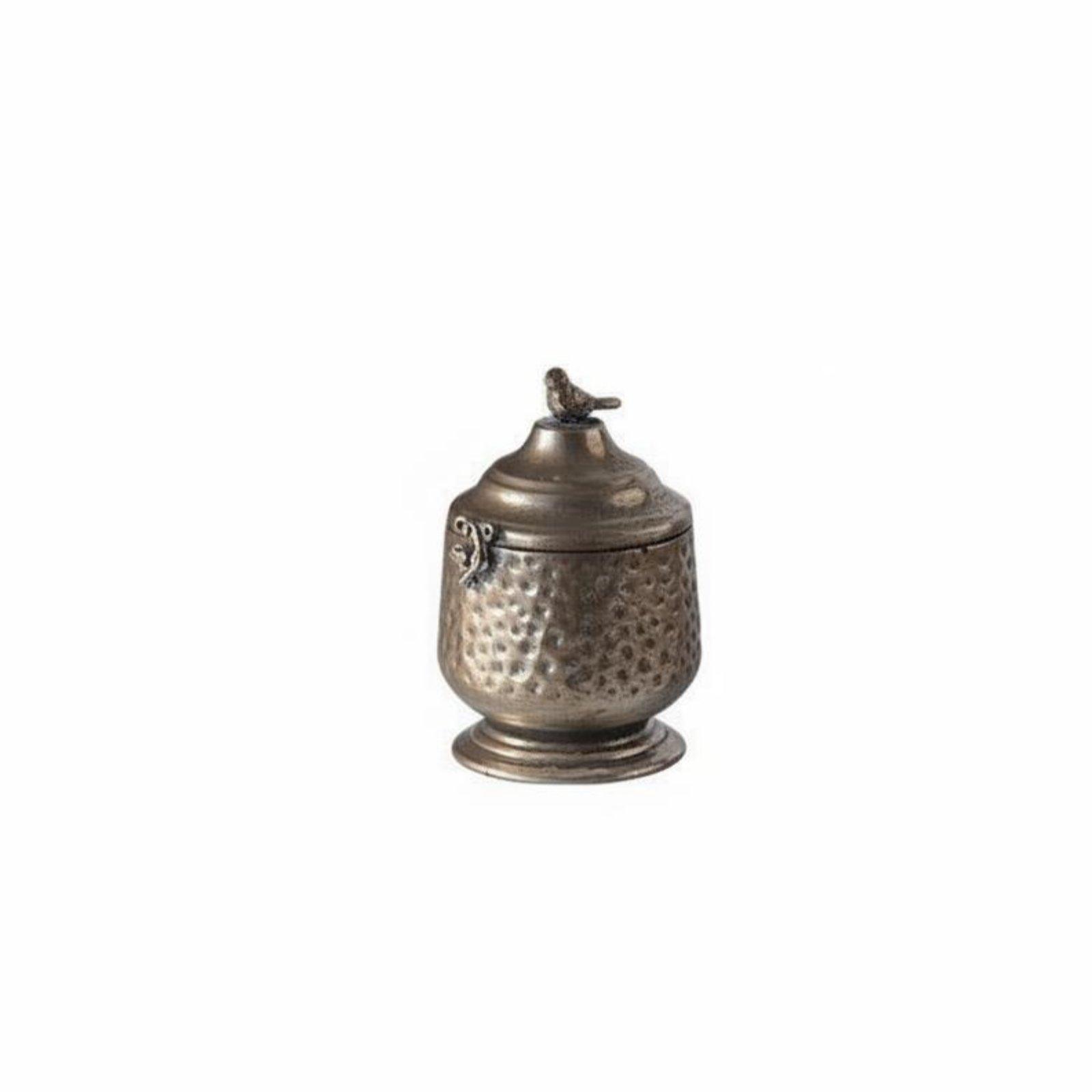 Vintage Collector - Eskitilmiş Metal Kutu, Çay Severler ve