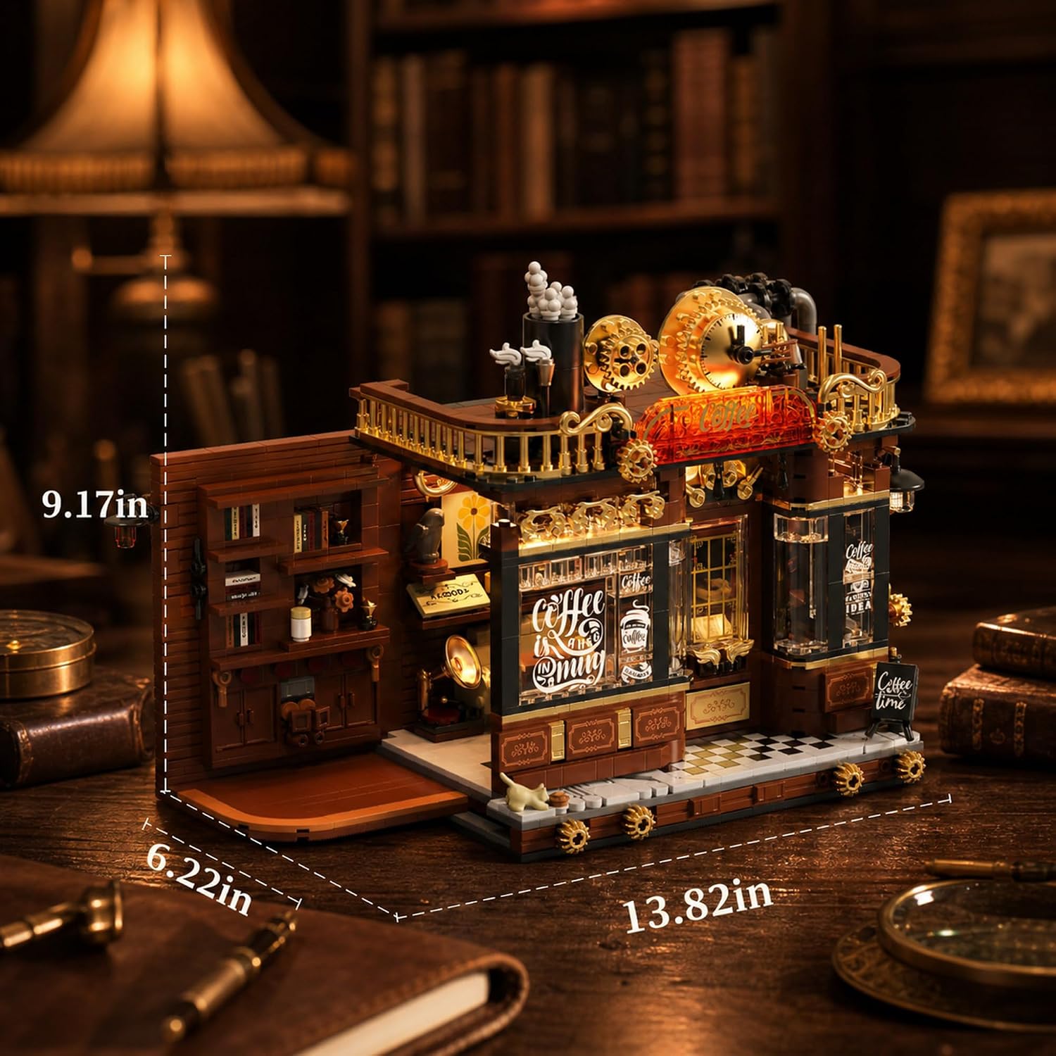 1606 Parça Steampunk Köşe Kahv - Vintage Collectible Shop incelemesi ve fiyatı