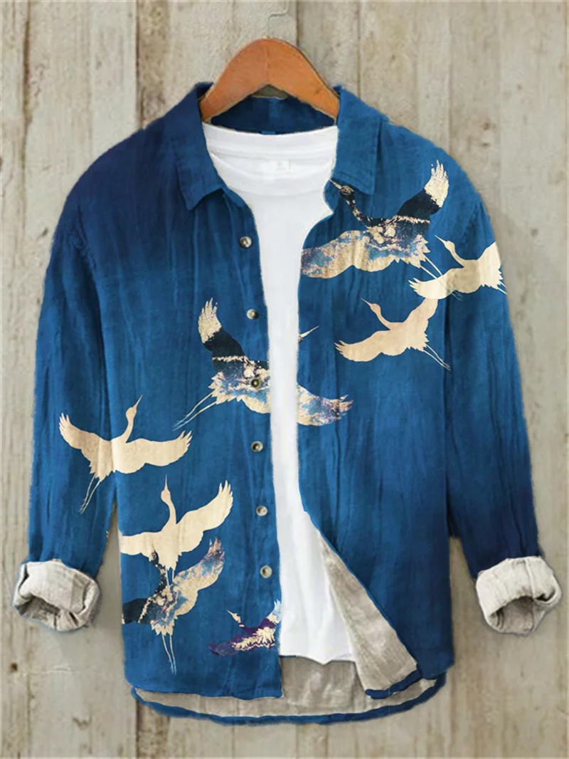 Erkek Balık Baskılı Keten Uzun - Vintage Collectible Shop incelemesi ve fiyatı